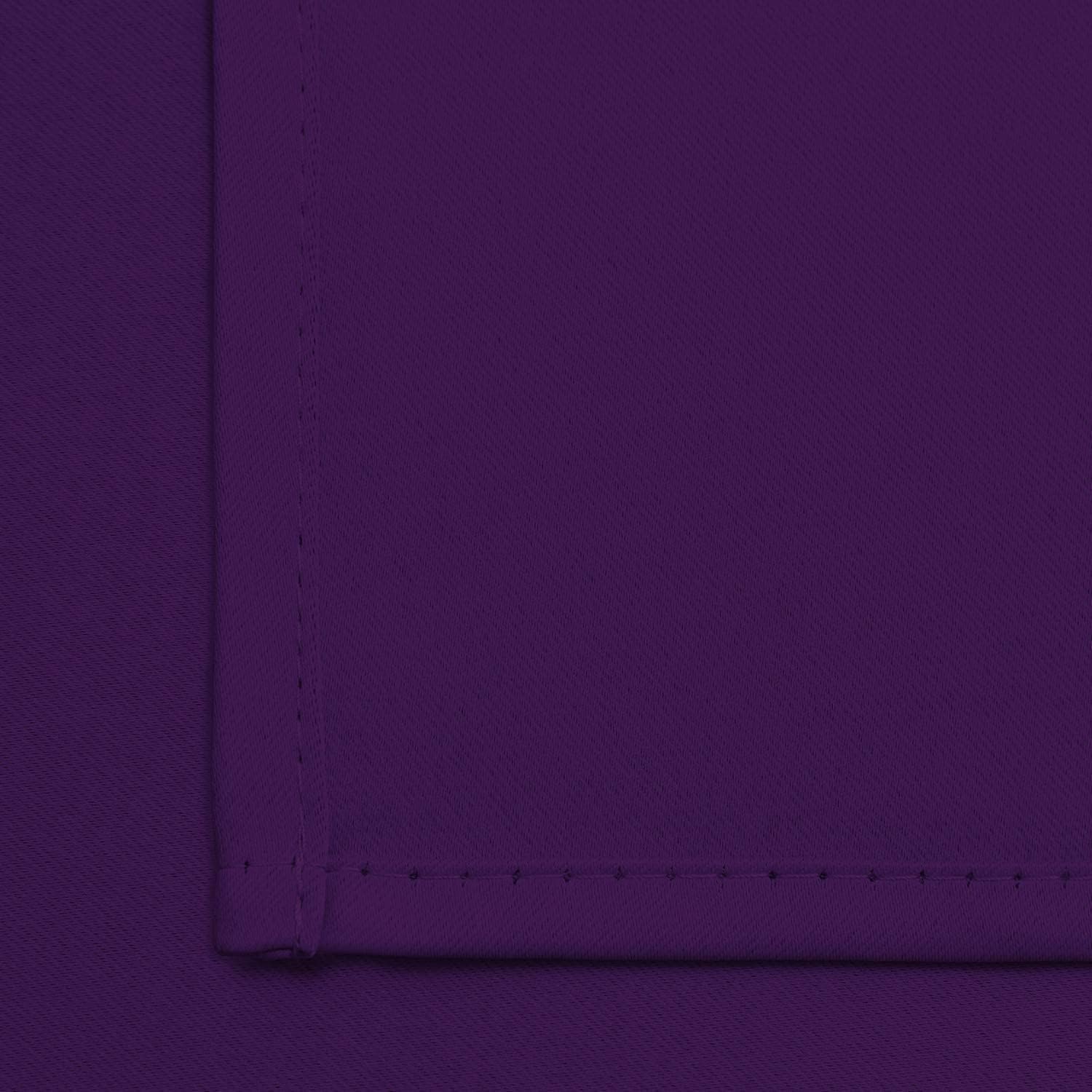 Yakamok Purple Blackout Curtains Room Darkening Thermal Insulated Grommet top Window Curtains for Living Room, 42 x 72 Inch, One Pair