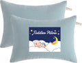Ntbay Toddler Pillows, Down Alternative 13"x18" Pillows, Machine Washable - Soft and Breathable Travel Small Pillows for Sleeping, Ideal fo…