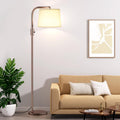 Ambimall Fully Dimmable Floor Lamp with 9W LED Bulb, Standing Lamp for Living Room with Adjustable Head, Modern Tall Light with Rotary…