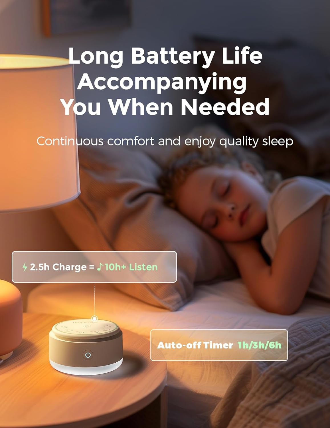 Momcozy Sound Machine for Baby | Portable White Noise Sound Machine for Sleep Rechargeable | 20 Sleep Sounds White Noise Machine with…