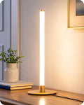 Edishine Modern Table Lamp, LED Bedside Lamp with 360° Illumination, Stepless Dimming & 3 Color Temperature, Nightstand Lamp for Bedro…