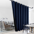 NICETOWN Sound Reducing Room Divider Curtains, 100% Blackout Patio Curtain, Wide Lined Drape, Keep Warm Drapery, Sliding Glass Door Panel…