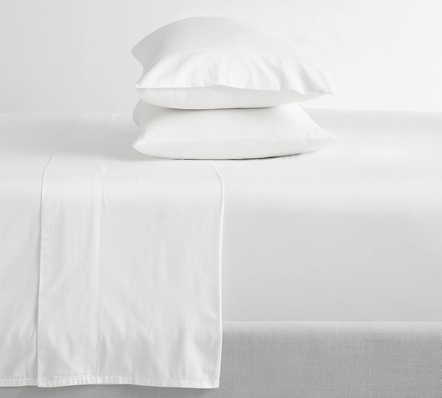 Featherstitchnewyork Feather & Stitch Softest 100% Cotton Sheets, 300 Thread Count Percale Weave Bedding, 16" Deep Pocket, Cooling Sheets,…