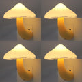 APAKI 4 Pack LED Mushroom Night Light Plug in Lamp, Light Sensor Night Lights Plug into Wall, Warm White Night Light for Adults Kids…