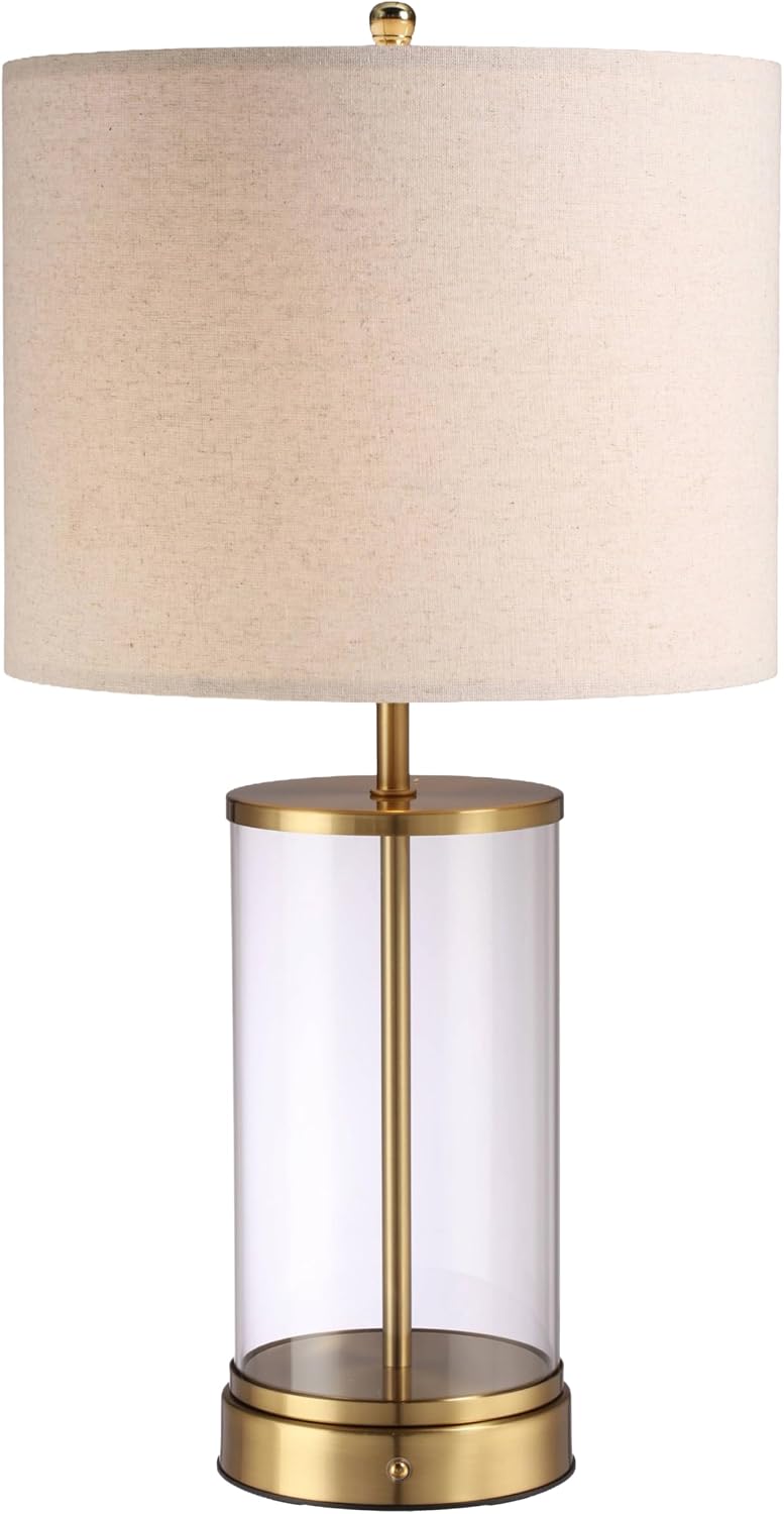 O’Bright Luma - Battery Powered Table Lamp, Cordless Glass Bedside Lamp with Rechargeable 10,000mAh Battery, Full Size 24 Inch Height…