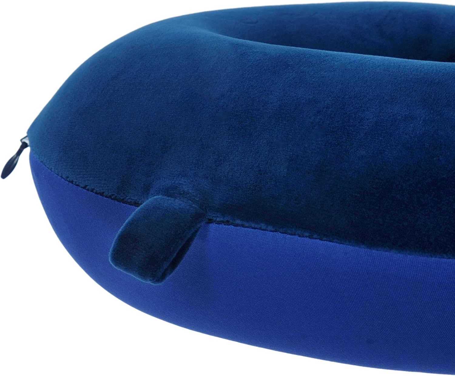 Travel Neck Pillow, Top Memory Foam Pillow for Head Support, Ideal for Airplanes, Cars, and Home Recliners, Adjustable and Soft (Blue)