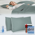 Cieltown Cooling Pillow Cases for Hot-Sleepers: Q-Max ≥0.4 Nylon Spandex Cool-to-Touch for Night Sweats - Waffle Weave for Dry & Com…