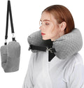 Stuffable Travel Pillow, Stuffable Neck Pillow for Travel, Neck Pillow Stuffed with Clothes Storage - No Extra Baggage Fees, Fits 5+ Days…