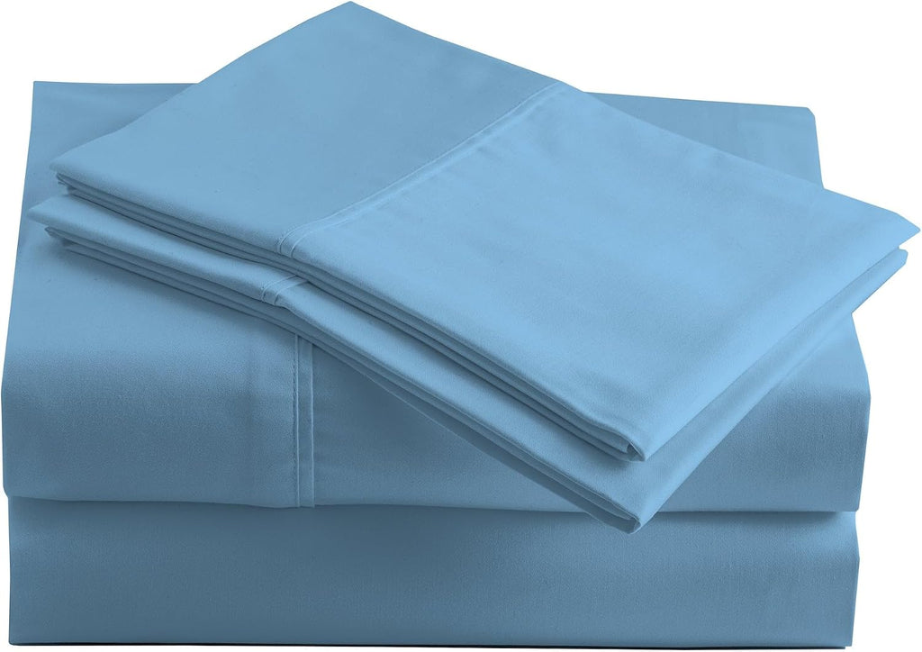 Perupima Peru Pima 285 Thread Count Percal California King Sheet Set - 100% Peruvian Pima Cotton, 4 Piece (Flat, Fitted, 2 Pillowcases) - C…