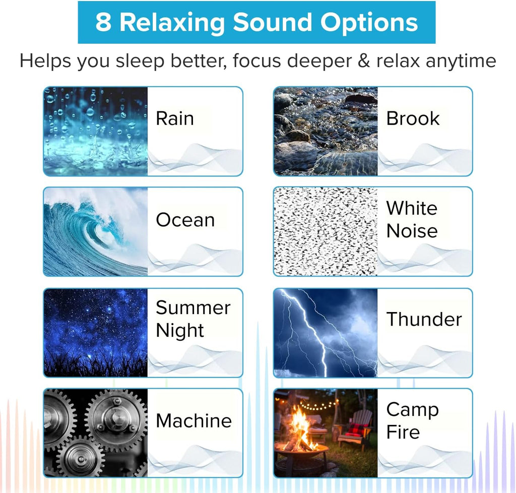 Big Red Rooster White Noise Machine for Sleeping – Baby & Kids Sound Machine with Rain, Nature & Ocean Sounds – Portable Sleep Noise…