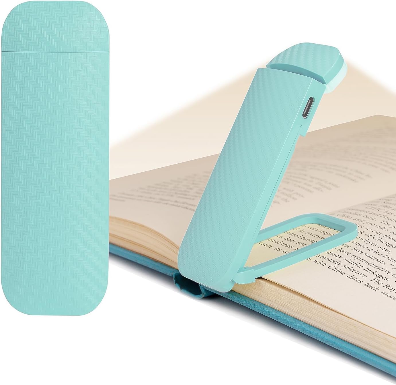 HEMONNKAM Book Reading Light, Rechargeable Clip on Booklight, Eye Caring 3 Color Temperatures & 5 Brightness Levels, Night Use for Bed…