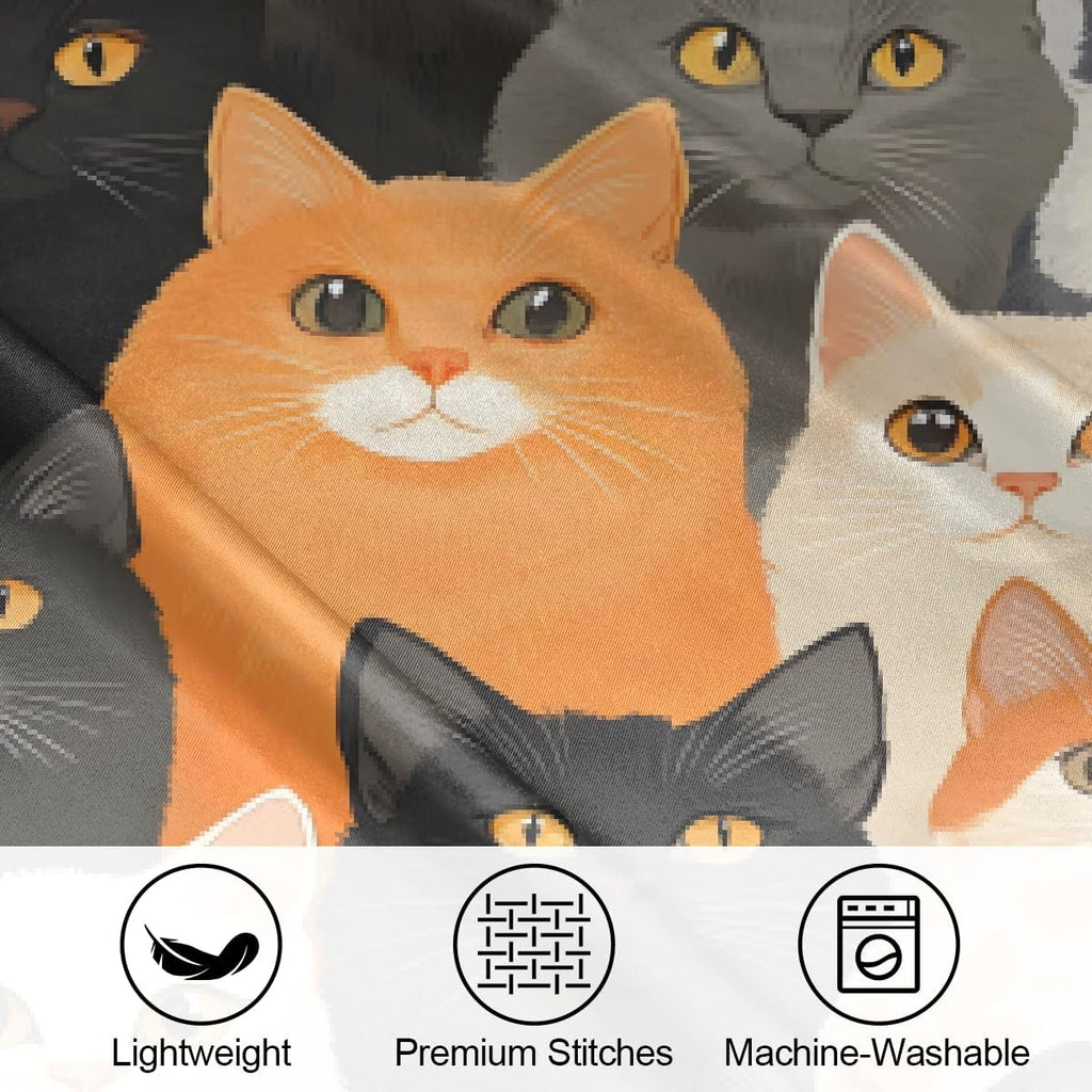 Colorful Animal Cat Satin Pillowcase for Hair and Skin Soft Silk Pillow Cases with Envelope Closure Cooling Pillow Case Slip 15.99 Pillow…