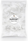 Wife Pillow - 50/50 Feather-Fiberfill, 1 LBS Extra Bag of Stuffing, Hotel Style Blend: White Goose Down Feather w/Siliconized Fiberfill…