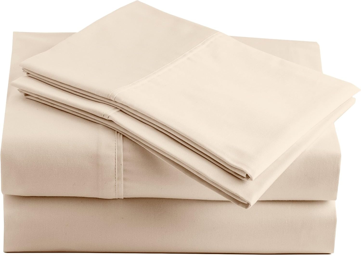 Perupima Peru Pima 285 Thread Count Percale California King Sheet Set - 100% Peruvian Pima Cotton, 4 Piece (Flat, Fitted, 2 Pillowcases) -…