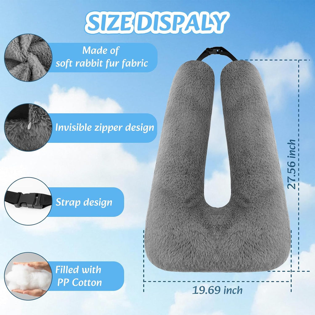 Swemos Travel Pillow, Car Pillow for Kids & Adults - Ergonomic Travel Pillows Sleeping Aid for Neck & Body Support, Car Travel Essentials…