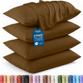 Utopiabedding Utopia Bedding Standard Pillow Cases - 4 Pack - Envelope Closure - Soft Brushed Microfiber Fabric - Shrinkage and Fade Resist…
