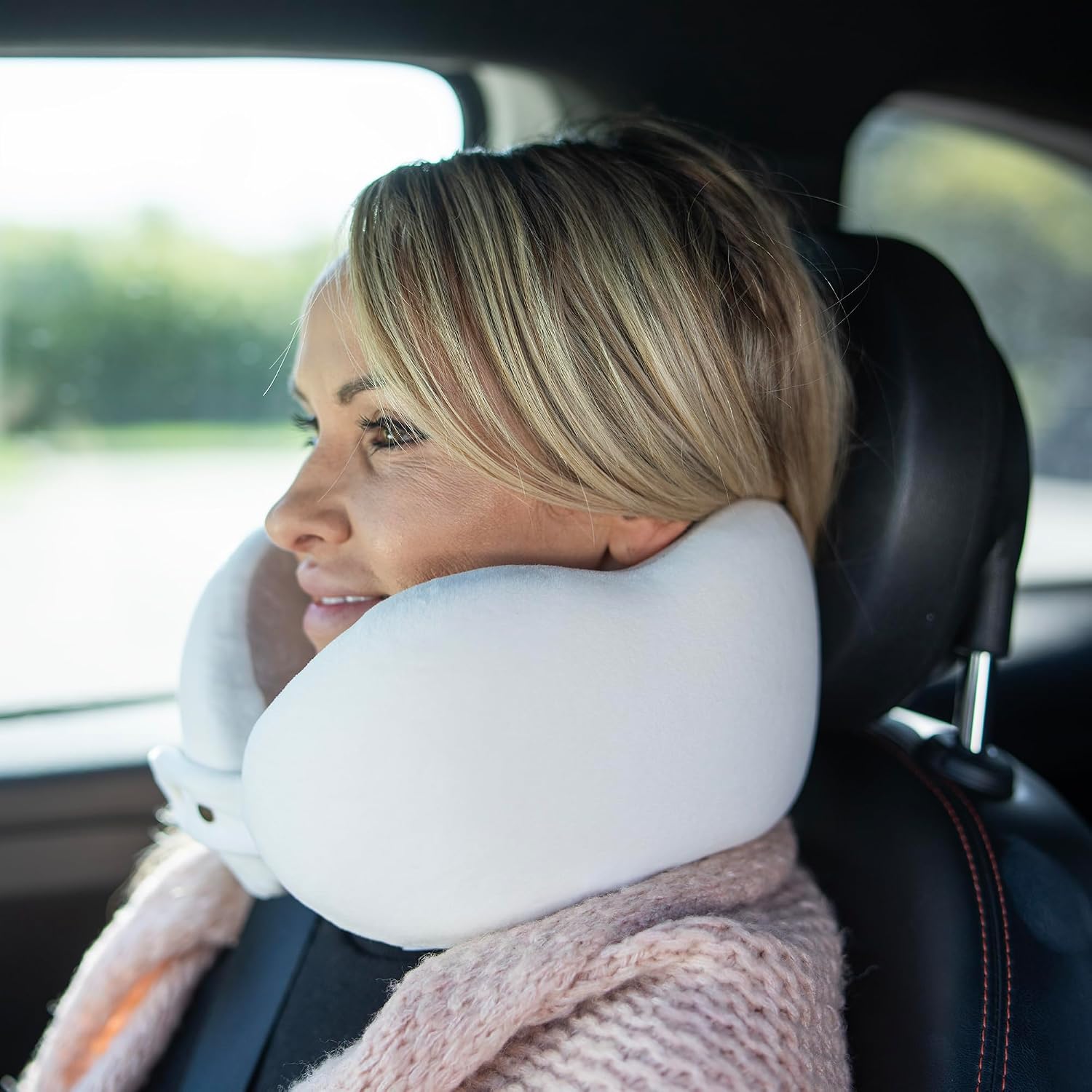 Women's Small Fitted Neck Pillow for Traveling, Memory Foam Travel Pillow, Travel Neck Pillows for Airplanes, Travel Essentials for…