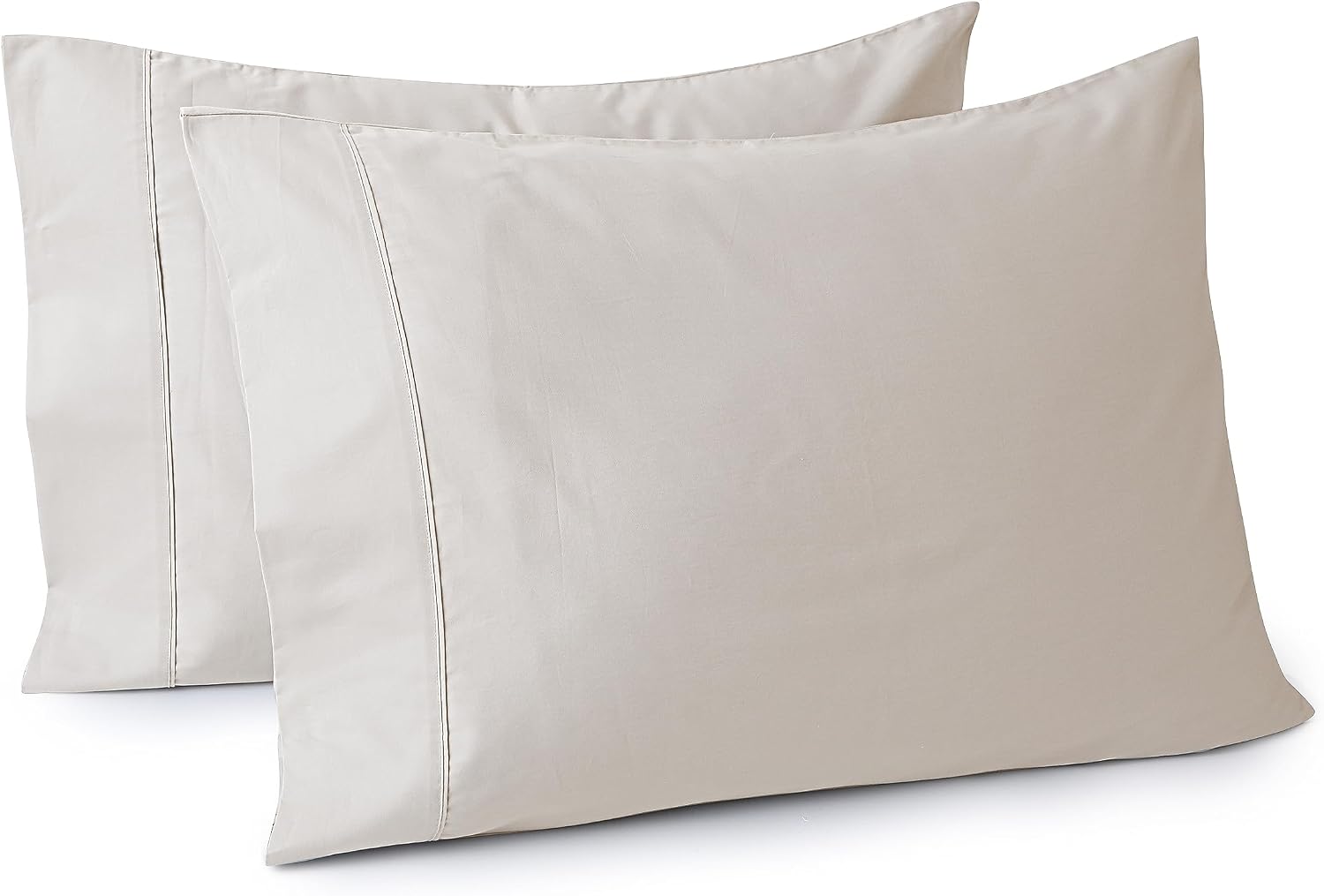 ShunjieHome 100% Egyptian Cotton Pillow Cases Set of 2, King Size 400 Thread Count Cooling Pillowcases, Soft and Breathable Pillow Covers w…