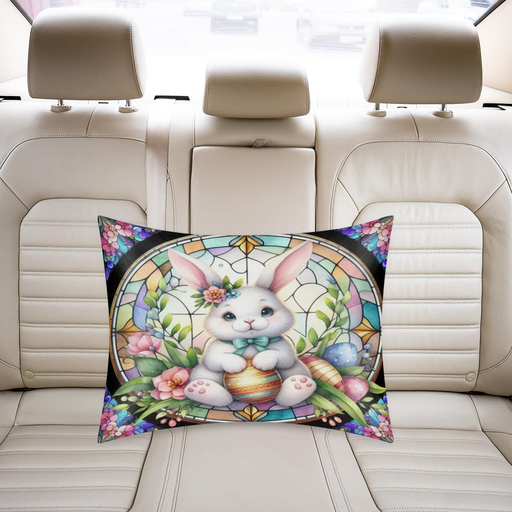 Easter Egg Bunny Satin Pillowcase for Hair and Skin Soft Silk Pillow Cases with Envelope Closure Cooling Pillow Case Slip 15.99 Pillow…