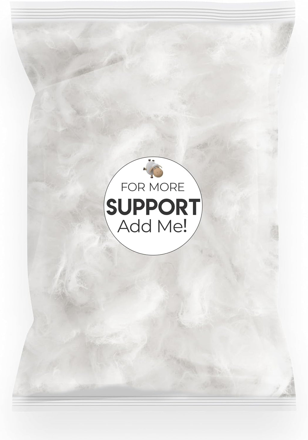 Home Wife Pillow - Fiberfill, 1 LBS Extra Bag of Stuffing, Siliconized Down Alternative Resilience Blend, Extra Fluff to Customize Comfort…