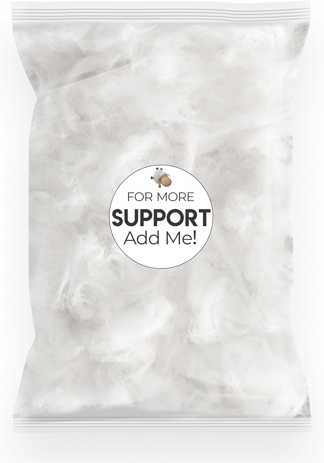 Home Wife Pillow - Fiberfill, 1 LBS Extra Bag of Stuffing, Siliconized Down Alternative Resilience Blend, Extra Fluff to Customize Comfort…