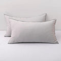 Chuffed Linen Pillowcases 2 Pack 100% Linen Standard Pillow Cases, Breathable and Cooling Washed Pillowshams with Zipper Closure, 20x36 Inc…