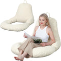 Reading Pillow for Bed, Bed Pillow for Sitting Up, Backrest Pillows with Arms for Adult, Back Support Pillows for Sleeping, Reading and…