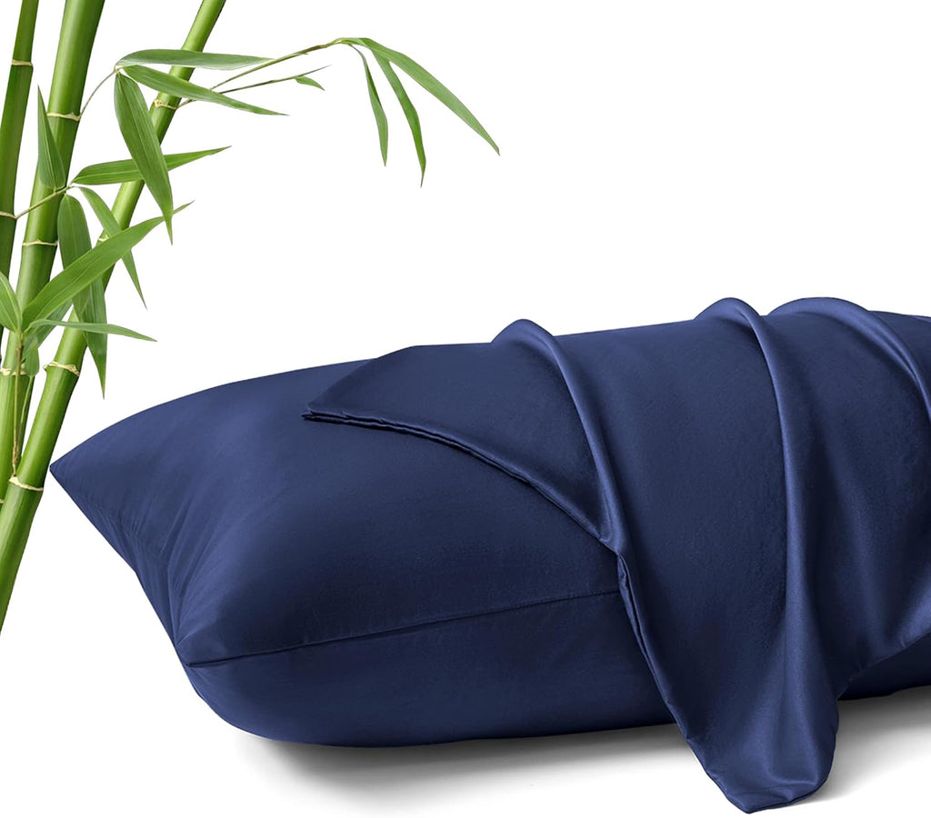 MR&HM King Pillow Cases Set of 2, Cooling Pillow Case for Hot Sleepers 20"x36", Breathable & Moisture Wicking, Soft Envelope Pillowcas…