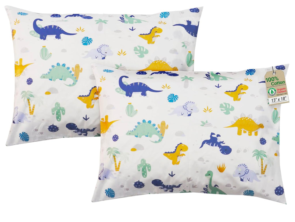 ZPECC-ABrandThatHasBeenFocusedOnBeddingFor20Years ZPECC Toddler Pillow with Pillowcase - Organic Cotton Hypoallergenic Kids Pillow, Baby Es…