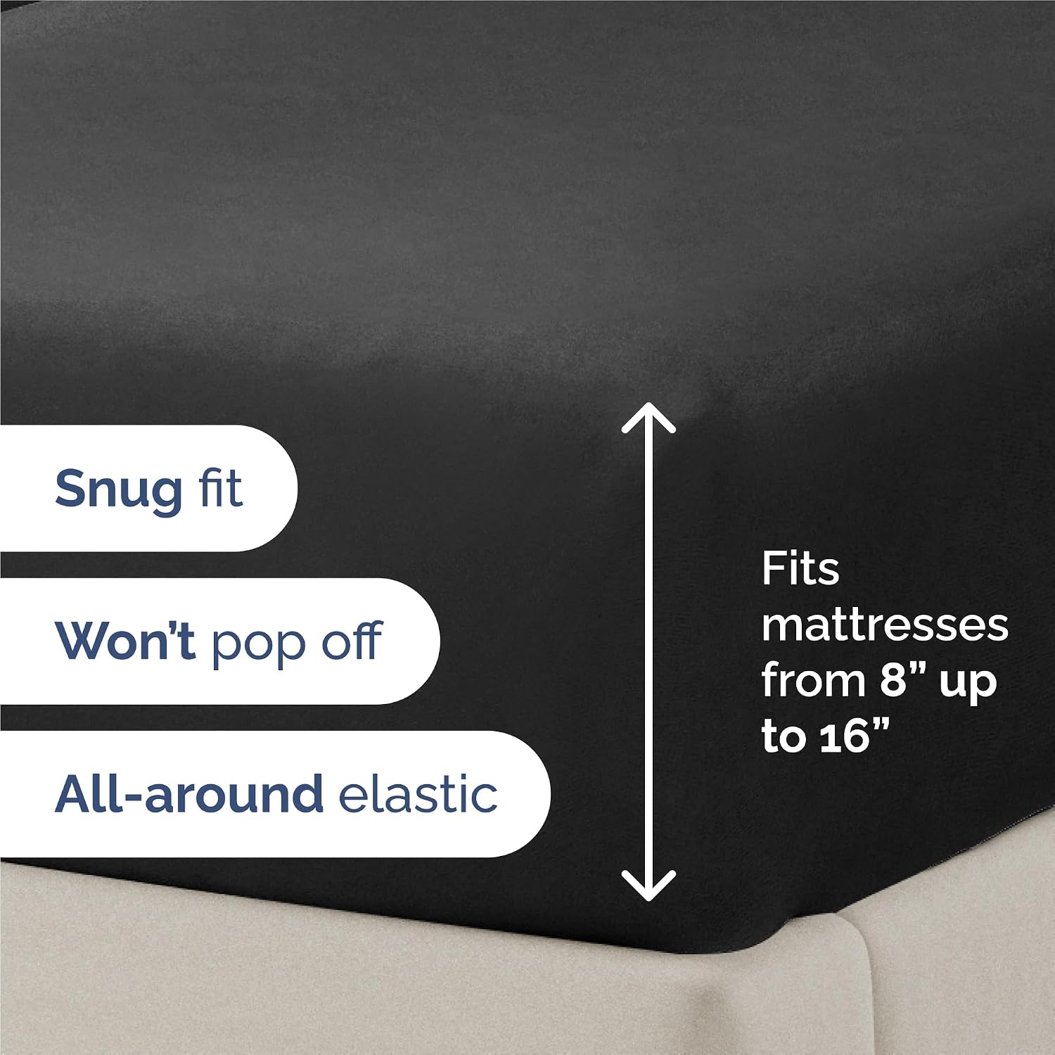King Size 4 Piece Sheet Set - Comfy Breathable & Cooling Sheets - Hotel Luxury Bed Sheets for Women & Men - Deep Pockets, Easy-Fit, Extra…