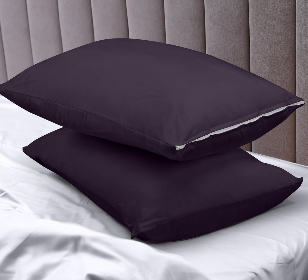 Utopiabedding Utopia Bedding 100% Waterproof Pillow Protectors with Zipper King Size (Set of 2), Bed Bug and Dust Mite Proof Zippered Pillo…