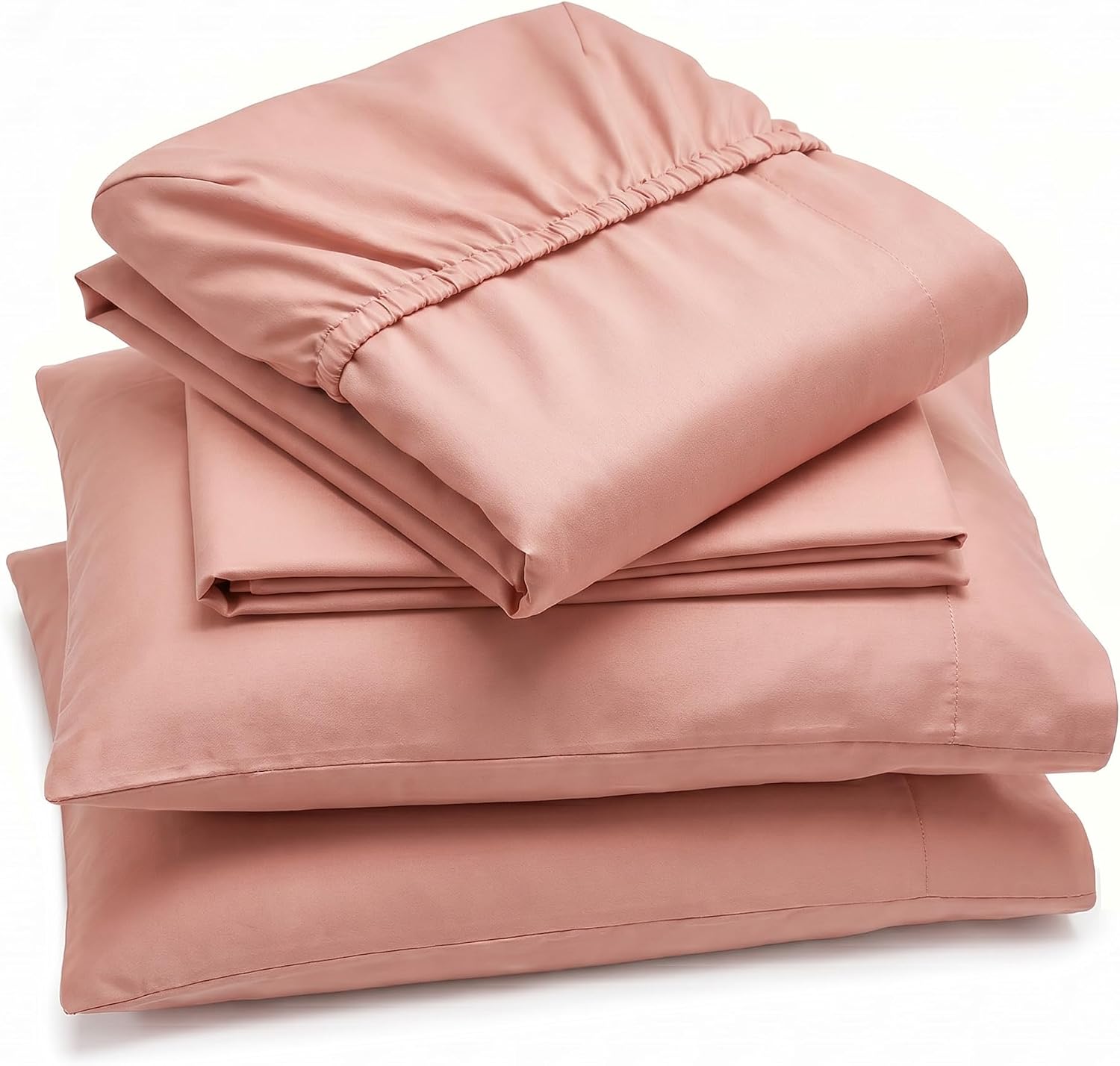 Perupima Peru Pima 415 Thread Count Percal Full Sheet Set - 100% Peruvian Pima Cotton, 4 Piece (Flat, Fitted, 2 Pillowcases) - Cooling, Cri…