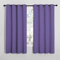 NICETOWN Bedroom Curtain Panels Blackout Draperies, Thermal Insulated Solid Grommet Blackout Curtains/Drapes (Lilac Purple, 1 Pair, 55 by…