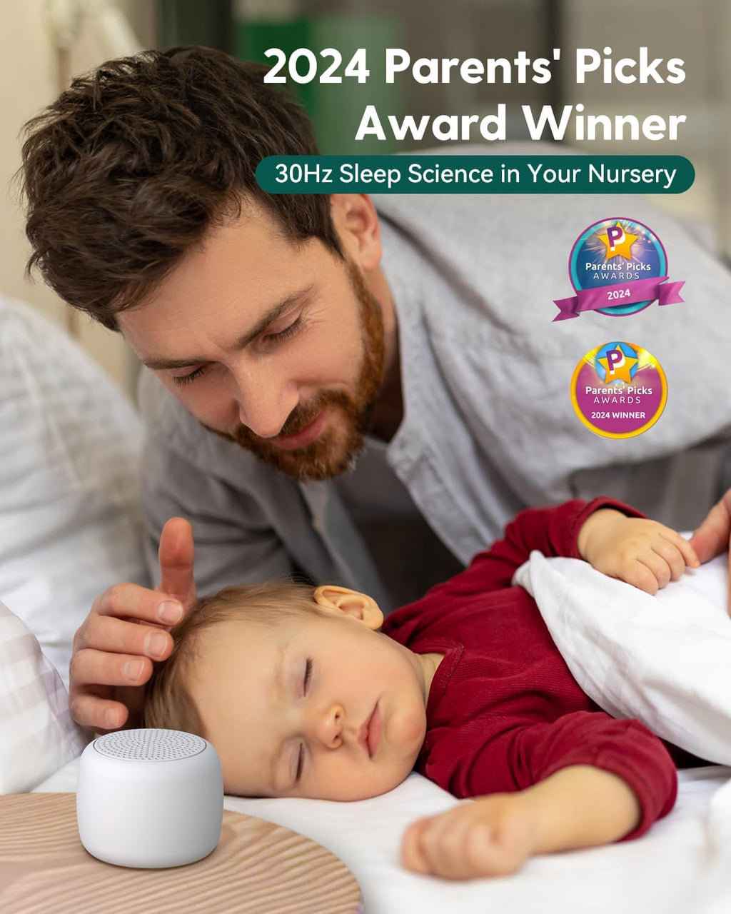 Babelio White Noise Sound Machine for Adults Kids Baby, Mini, 15 Non-looping Sounds, Timer, Memory Function, Easy to Pocket and Travel…