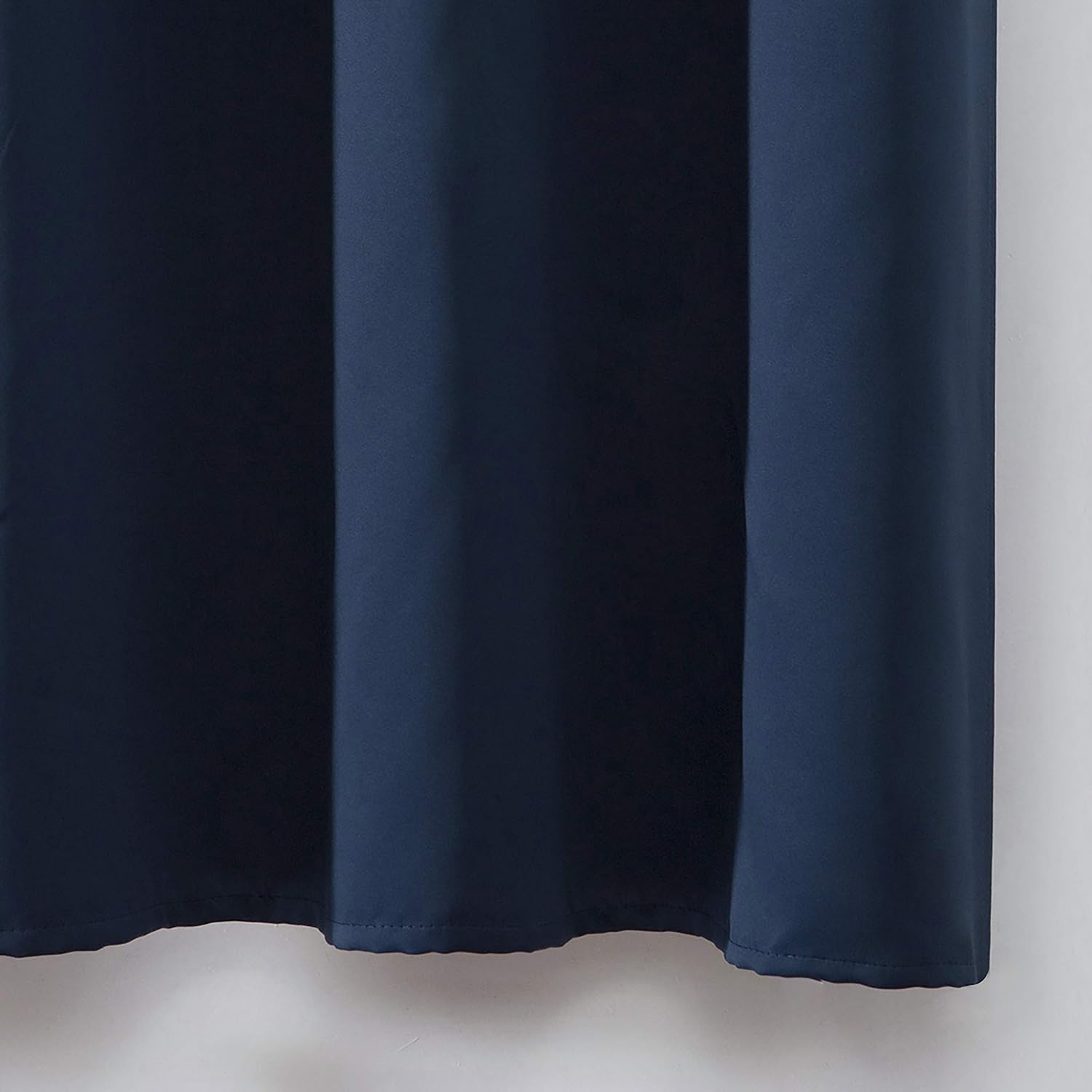 Lemomo Navy Blue Thermal Blackout Curtains/42 x 72 Inch/Set of 2 Panels Room Darkening Curtains for Bedroom 72 Inch Blue