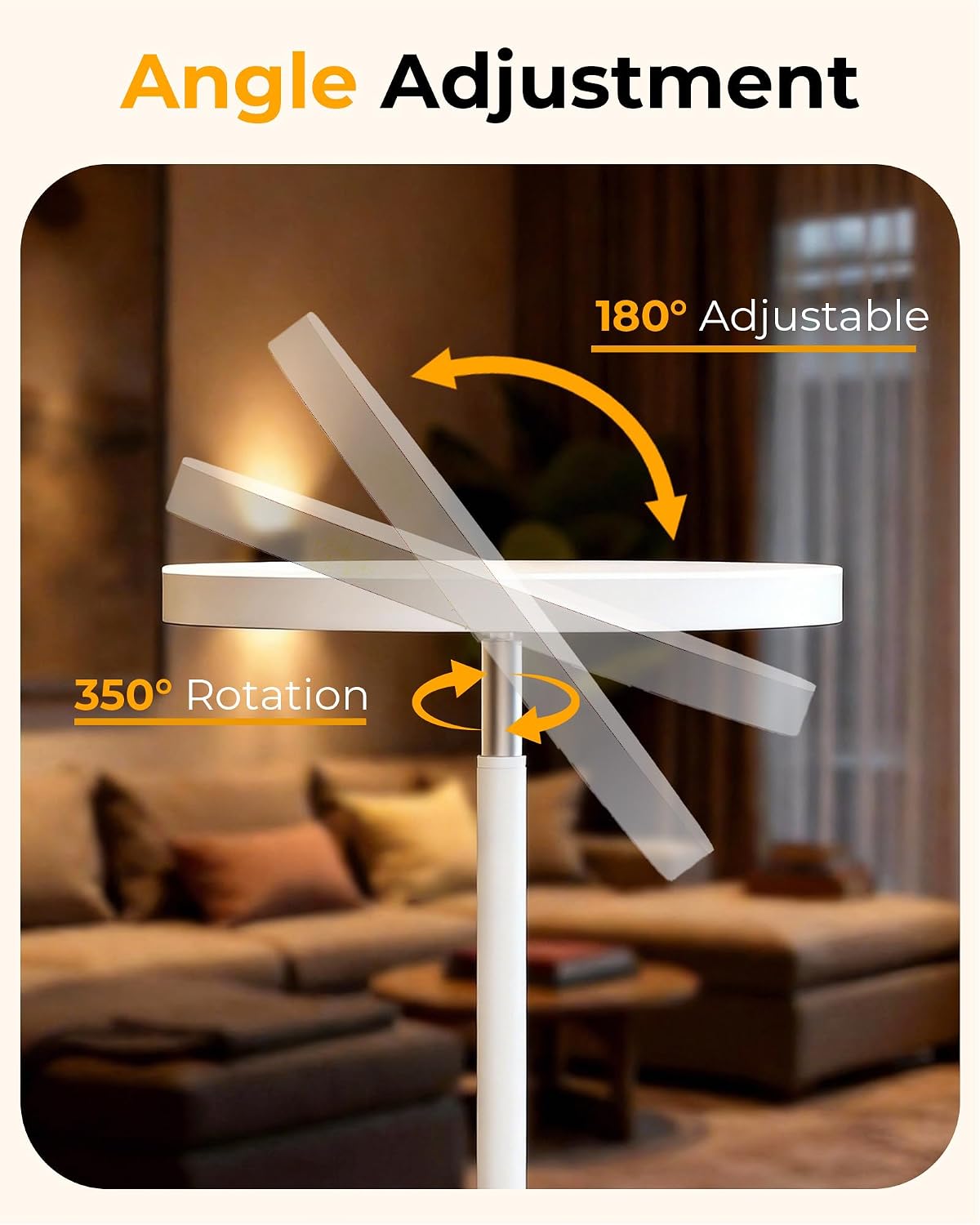LED Floor Lamps, 2800Lm Standing Lamp Remote & Foot Switch with 1H Timer, 2700-6500K Stepless Dimmable Modern Pole Light for Bedroom…