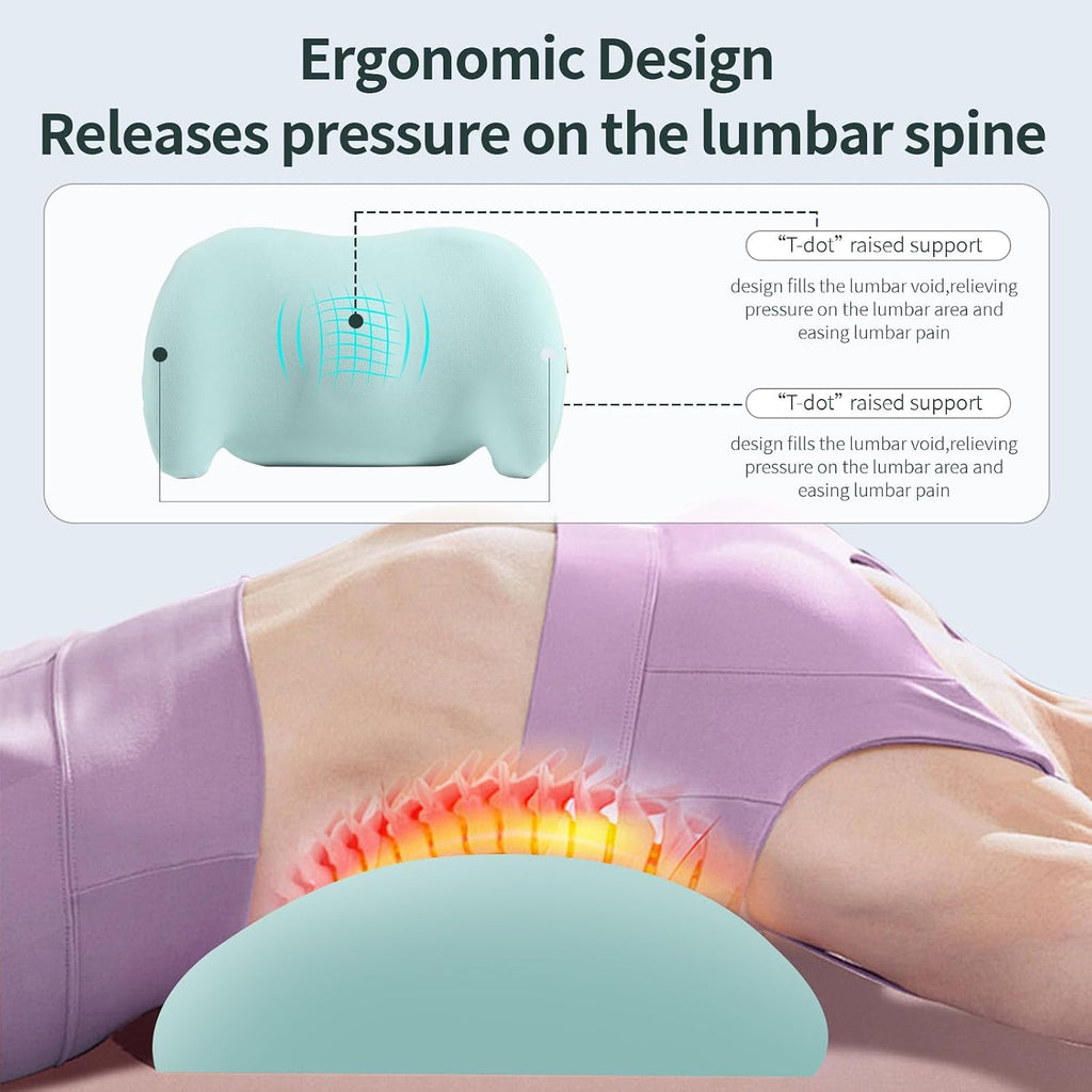 Bymecost Lumbar Support Pillow for Office Chair, Car Lumbar Pillow Lower Back, Memory Foam Back Cushion, Ergonomic Chair Back Pillow for G…