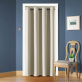 ChrisDowa Blackout Door Curtains for Doorway Privacy, Grommet Closet Curtains for Bedroom Closet Door, Thermal Insulated Temporary Doorway…