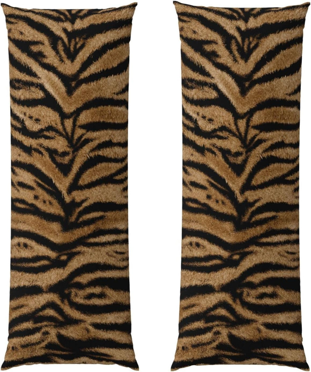 Sovvin Animal Tiger Print Body Pillow Cover Long Pillow Case with Zipper Decorative Soft Cushion Bedding Pillowcase for Couch Bedroo…