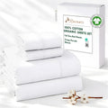 Ruvanti 100% Cotton Organic Percale Sheets Full Size – Crisp Cooling Bed Sheets for Hot Sleepers, Deep Pocket 15”, Soft Peach Finish, Breat…