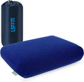 Memory Foam Travel Pillow 9.8"x15.7" Compact Camping Pillow, Stable & Supportive, Washable Double-Layer Cover with Carry Bag, for…