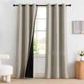 NICETOWN Bedroom Curtains 84 Inches Length, 100% Blackout Drapes Thermal Insulated with Grommet for Living Room Office Privacy Darkening…