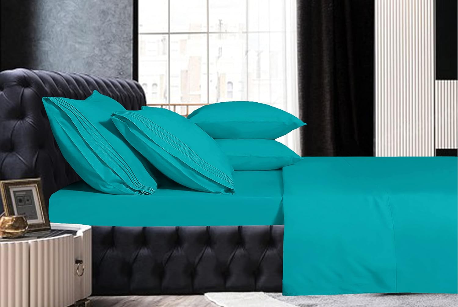 MocassiLuxuryBedding Mocassi Twin Sheet Set - Luxury Hotel 1800 Premier Bedding Sheets & Pillowcases - Ultra Soft Breathable & Cooling Bed…