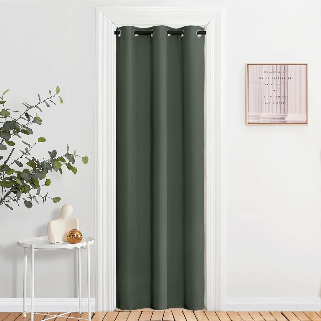 Nicetown Living Room Curtains 84 inch Long - Grommet Blackout Thermal Insulated Room Darkening Sound Blocking Window Drapes for Kids Room/B…