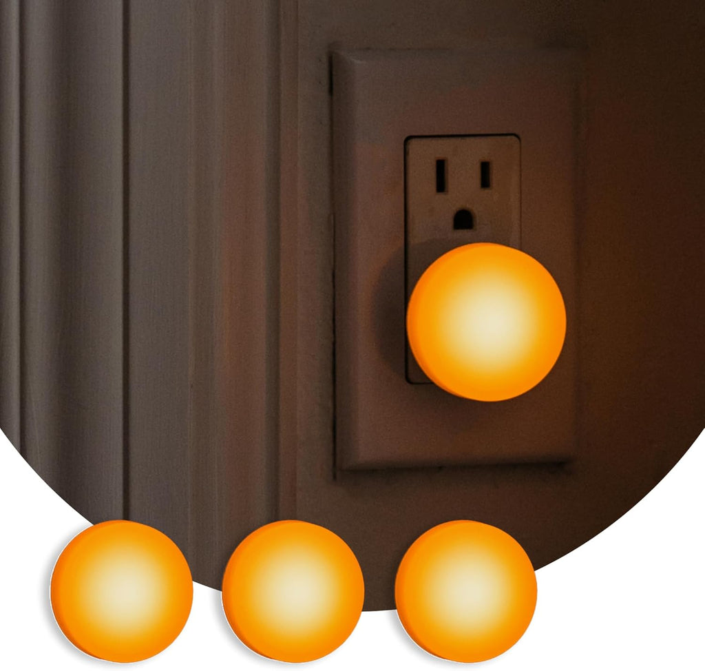 Loftie Night Lights Plug into Wall - 0.5W Plug in Night Light - Warm Amber Glow, Wall Light Sensing Dusk to Dawn - 2000K, UL Certified…