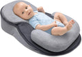 Baby Feeding Support Wedge Pillow, Infant Nursing Cushion with Gentle Incline for Bottle Feeding and Tummy Time, Portable Lounger Support