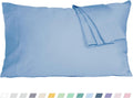 Homtec Pillow Cases, King Size Cotton Percale Weave Pillowcases, Pre-Shrunk Breathable and Hypoallergenic Pillowcases, Set of 2 (2 Piece Ki…