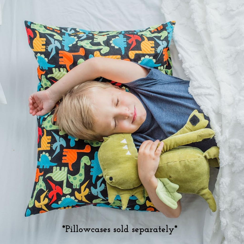 LittleSleepyHead Toddler Pillow 13x18 for Sleeping – Kids Pillow for Toddler Bed, Travel, Daycare & Preschool – Soft Hypoallergenic Cotton…