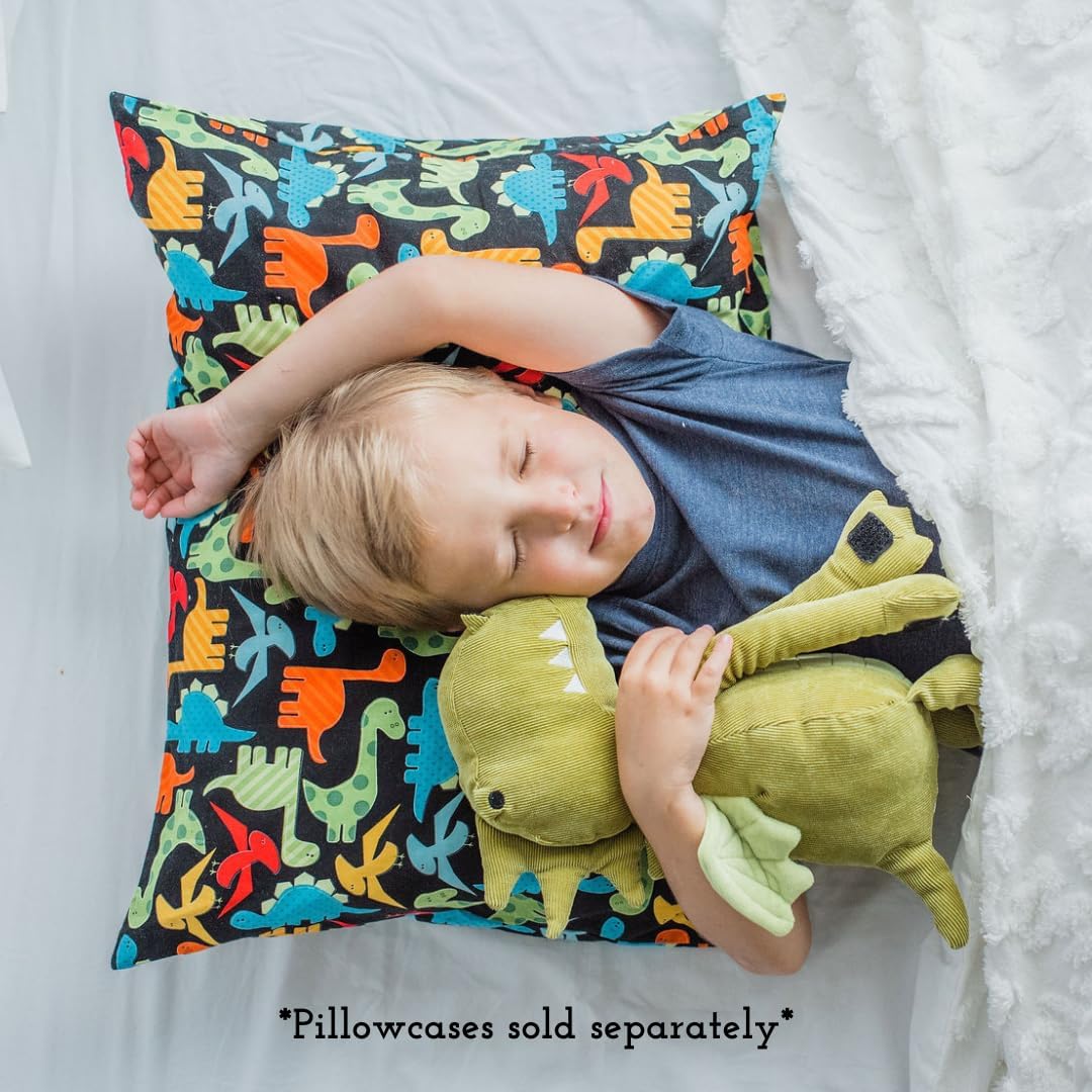 LittleSleepyHead Toddler Pillow 13x18 for Sleeping – Kids Pillow for Toddler Bed, Travel, Daycare & Preschool – Soft Hypoallergenic Cotton…