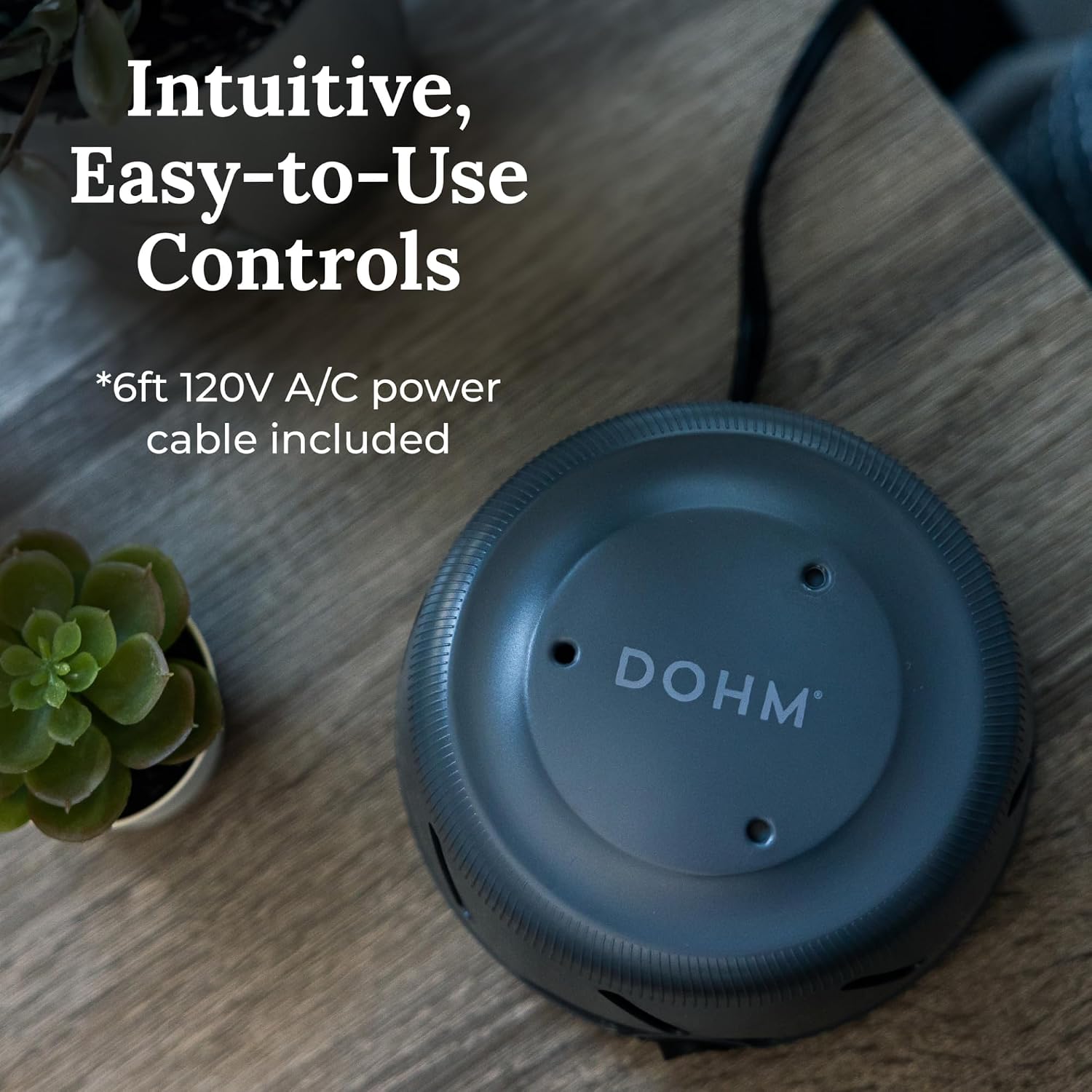 Yogasleep Dohm Uno White Noise Sound Machine, Real Fan Inside for Non-Looping White Noise,, Office Privacy & Meditation for Adult…
